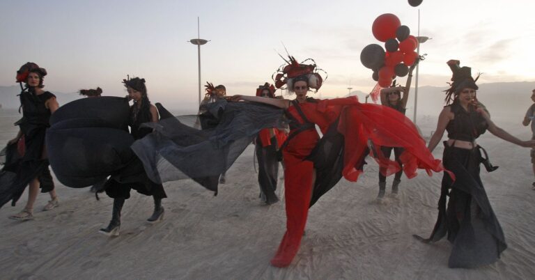 Burning Man access is closed as heavy rains muddy the playa