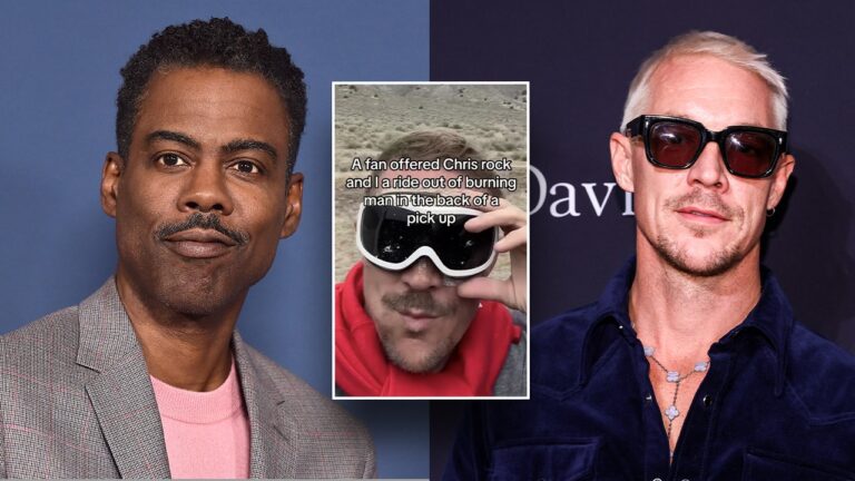 Chris Rock, Diplo rescued from Burning Man disaster after 6 mile trek through mud