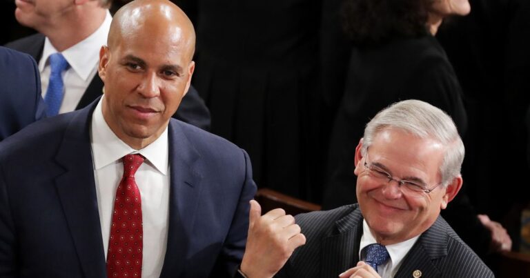 Cory Booker Keeping Quiet About Bob Menendez