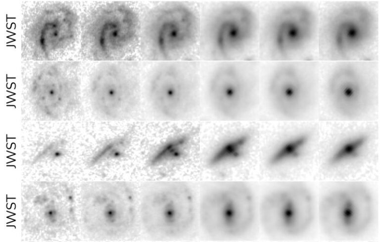 JWST reveals ancient galaxies were more structured than once thought