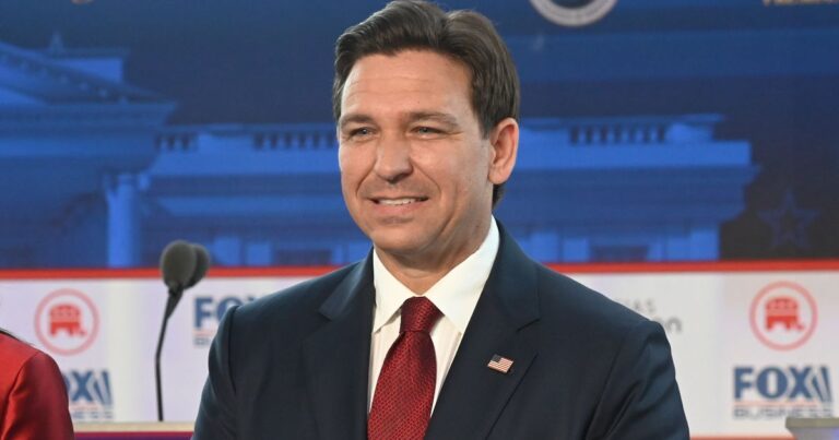 Ron DeSantis Immediately Swipes At ‘Missing In Action’ Trump In GOP Debate