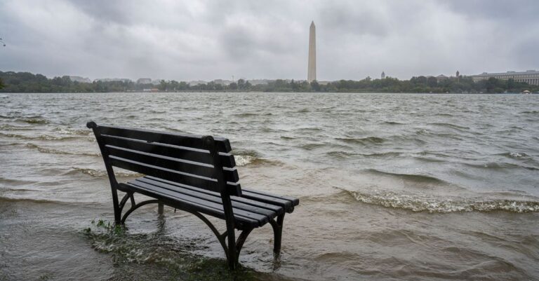 Southern East Coast Hit By Flooding As Ophelia Weakens To Tropical Depression And Moves North