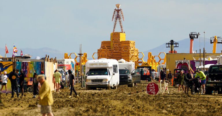 Thousands of Trapped Burning Man Attendees Face More Rain