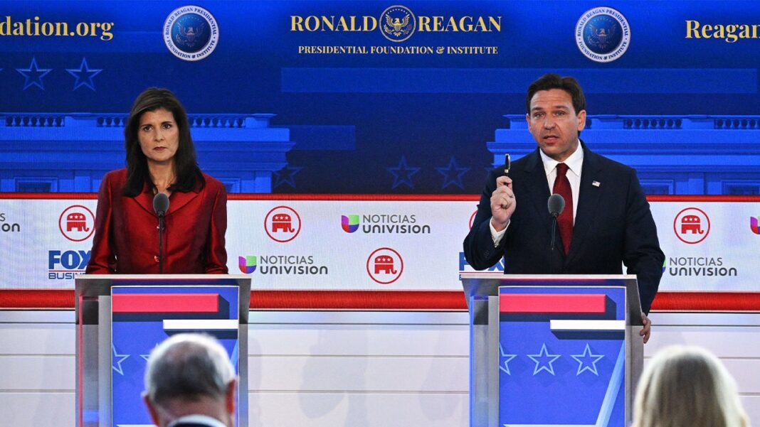 2024 showdown: DeSantis, Haley battle for second place behind Trump ...