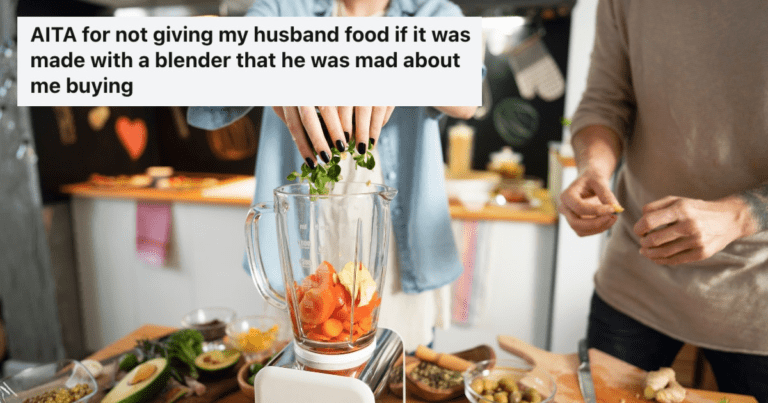 A Man Got Upset His Wife Bought A $125 Blender, Now He’s Paying For It