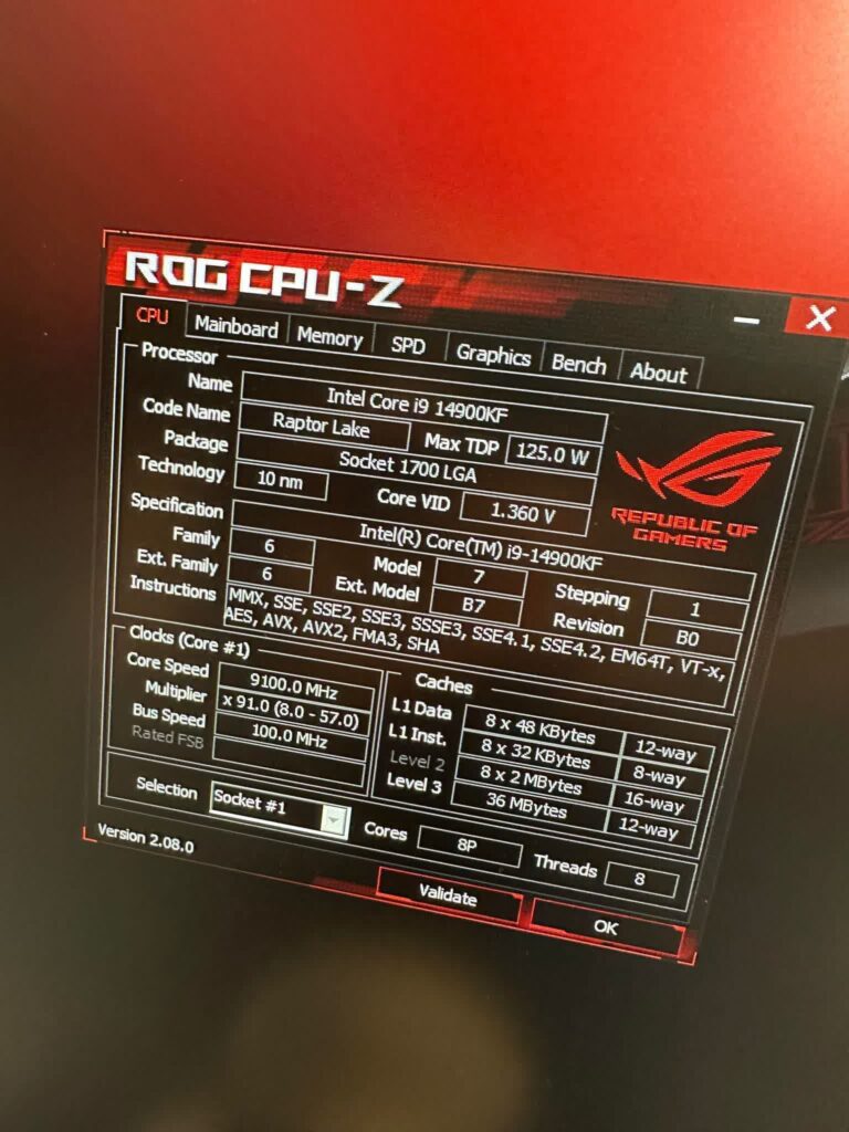 Extreme overclocker makes Intel Core i9-14900KF scream to a record-breaking 9 GHz