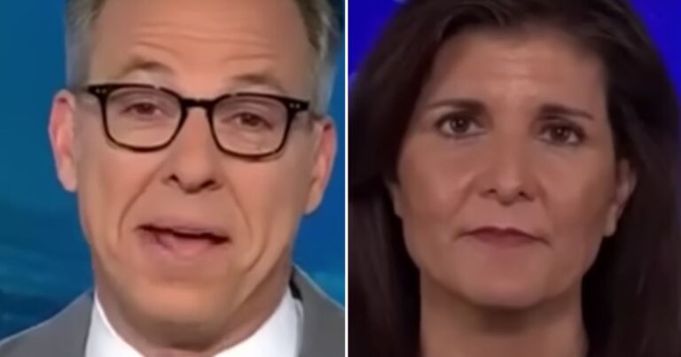 Jake Tapper Laughs At Nikki Haley’s Republican Chaos Spin To Her Face