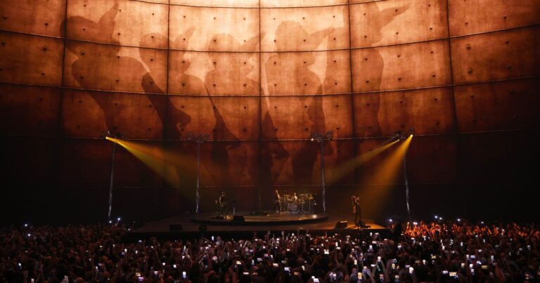 U2 Performs With Massive Visuals In Electric Opening Of Las Vegas’ Sphere Venue