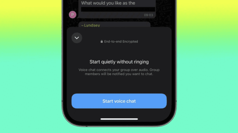 Large group voice chat now available on WhatsApp