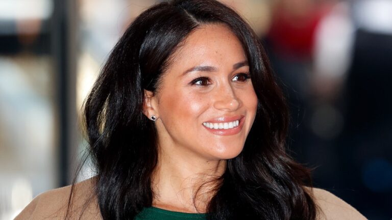 Not a Single Hair Is Out of Place on Meghan Markle’s Bun. Truly, Not a Damn One — See Photos