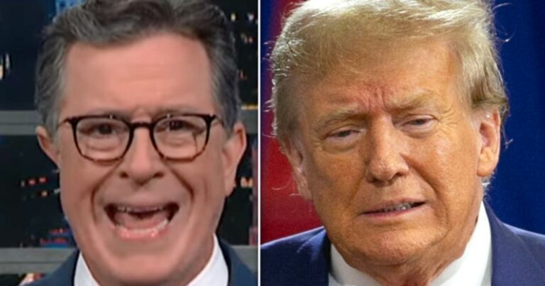 Stephen Colbert Shreds Trump With Just ‘A Little Bit Of A Red Flag’