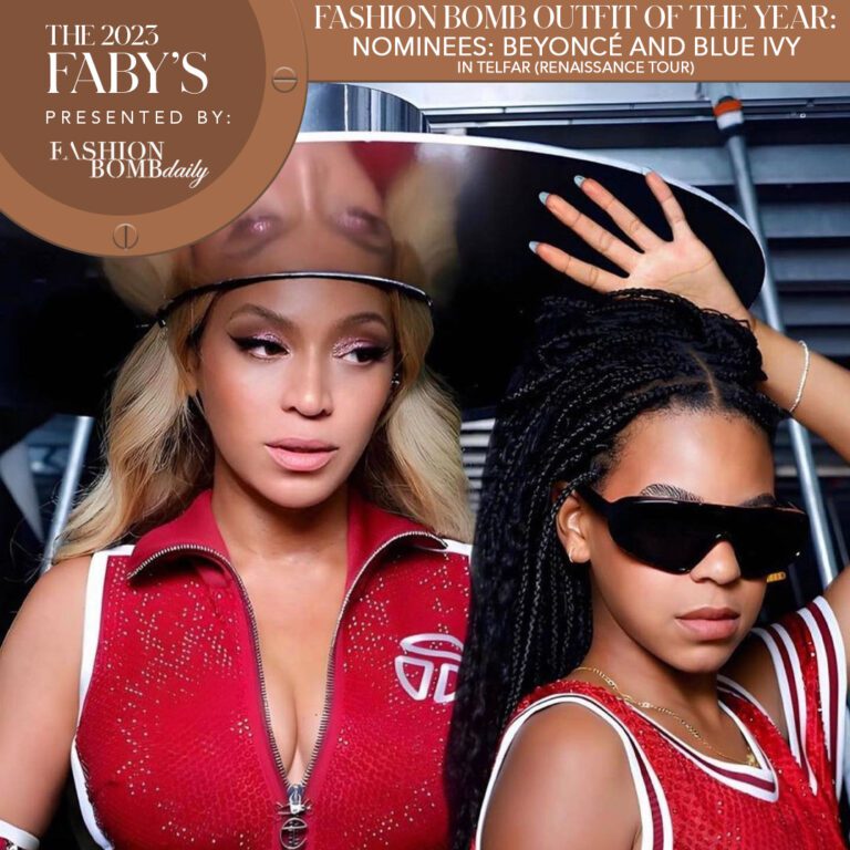 FABY’S 2023: Vote for Outfit of the Year Including Beyoncé & Blue Ivy in Telfar, Cardi B in Gaurav Gupta, Megan Thee Stallion in Custom Bach Mai + More