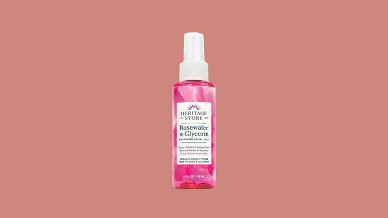 Heritage Store Rosewater & Glycerin Hydrating Facial Mist Is an $8 Makeup Artist Favorite – Review