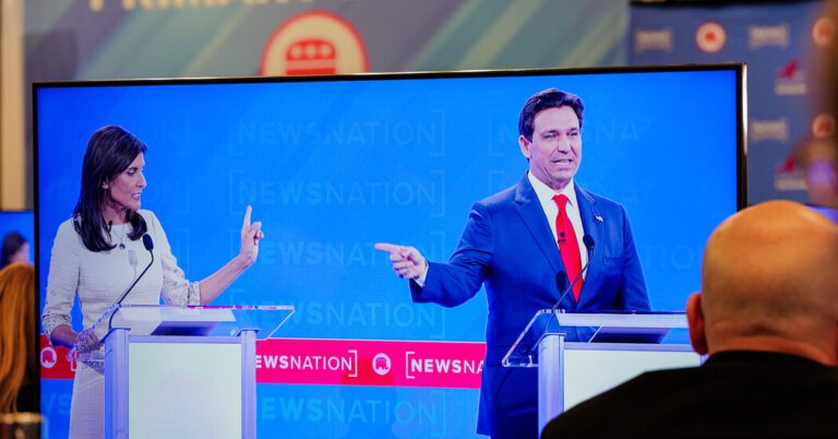 DeSantis and Haley Will Appear in Dueling Town Halls Tonight