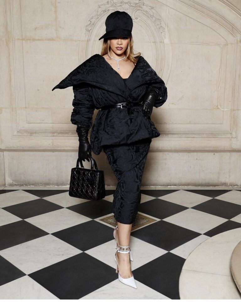 On the Scene at PFW24: Rihanna in Dior, Naomi Campbell in Chanel, Savannah James and JLO in Schiaparelli + More