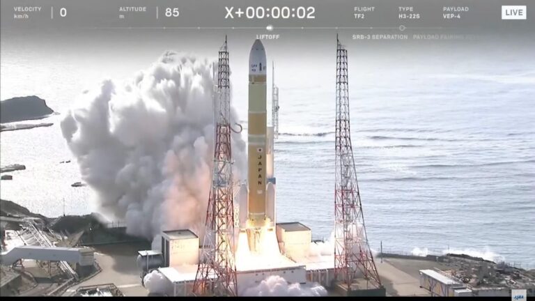 Japan’s new H3 rocket reaches orbit for 1st time (video)