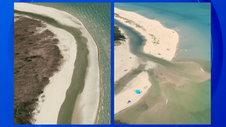 Man who shoveled new channel into Lake Michigan convicted