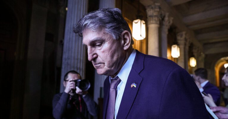 Manchin says he won’t run for president, ending speculation about an independent bid.