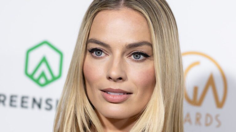 Margot Robbie’s SAG Award Nails Were Inspired by Vintage Barbie Shoes — See the Photos