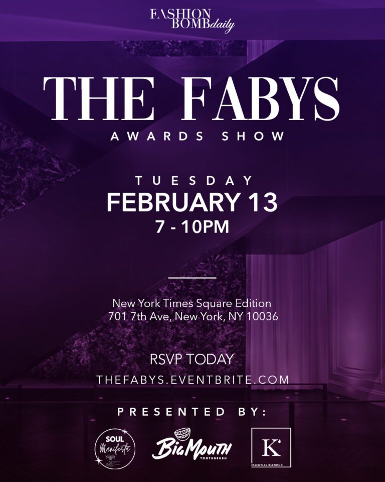 RSVP To The Fabys 2024: Tuesday, February 13th at the New York Times Square Edition Hotel!