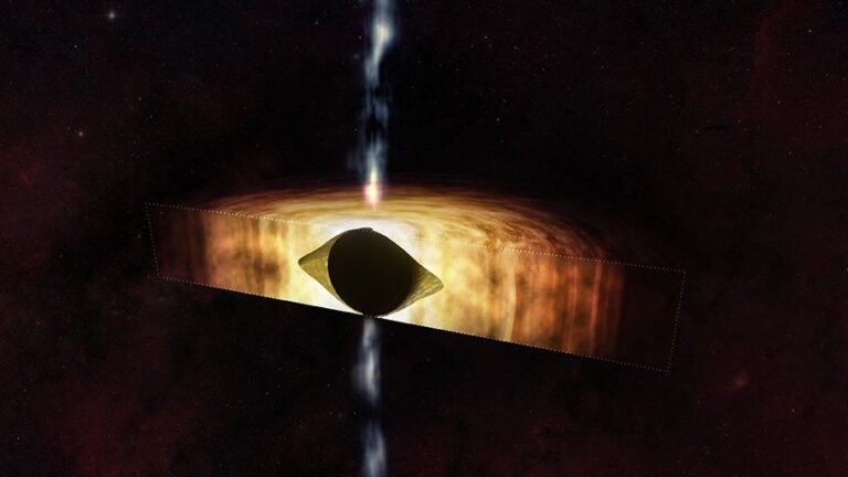 The Milky Way’s black hole is shaping spacetime into a football