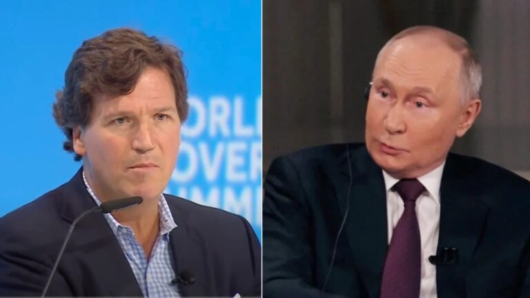 Tucker Carlson Defends Putin, Says ‘Leadership Requires Killing’