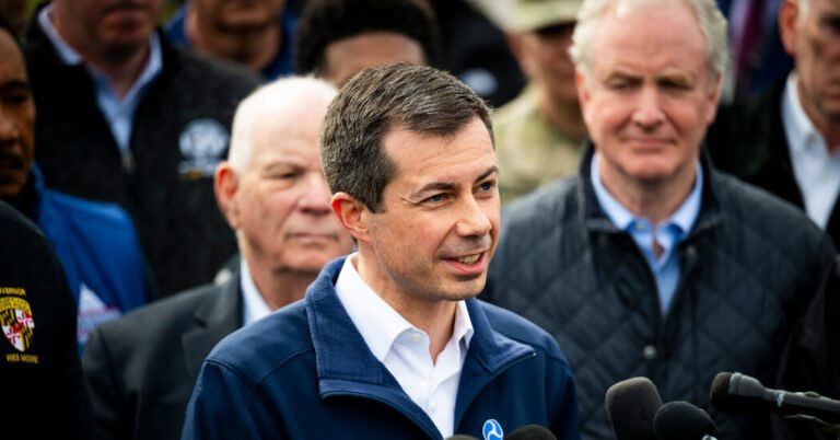 Buttigieg Calls on Congress for More Money to Collapsed Baltimore Bridge