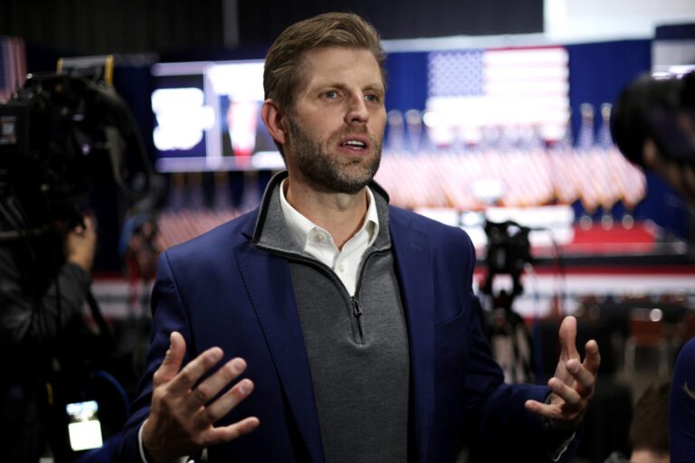 Eric Trump Says Lenders He Hit for Half-Billion Dollars in Father’s Bond Scramble ‘Were Laughing’