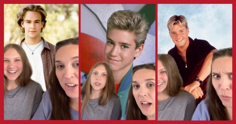 Gen Z Daughter Brutally Rates ’90s Teen Heartthrobs In Funny Video