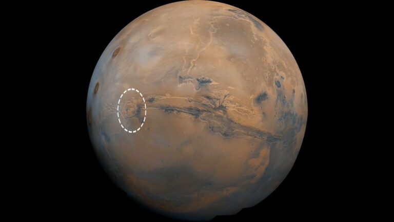 Giant Mars volcano discovered ‘hiding’ in plain sight