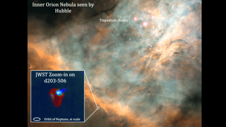 James Webb Space Telescope reveals how stellar blasts of radiation stunt planet birth