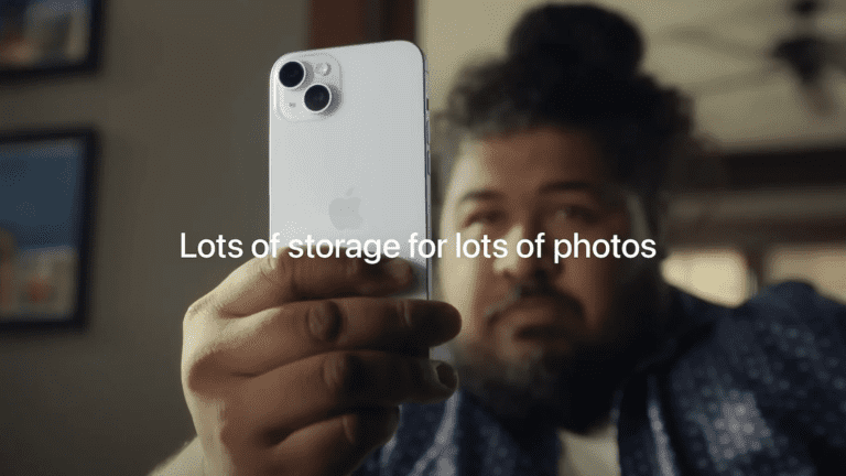 New ad features iPhone 15 storage