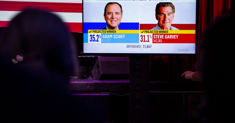 Schiff Denies Porter’s Claim That the California Senate Primary Was ‘Rigged’