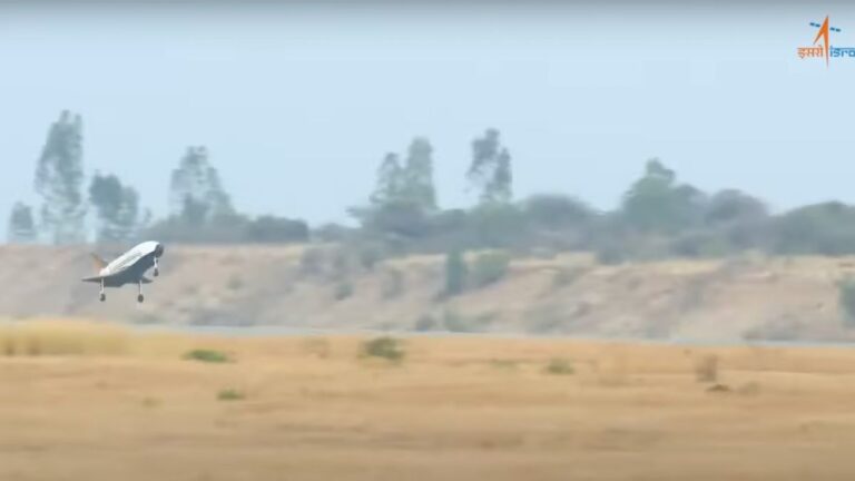 Watch India’s prototype space plane ace a landing test (video)