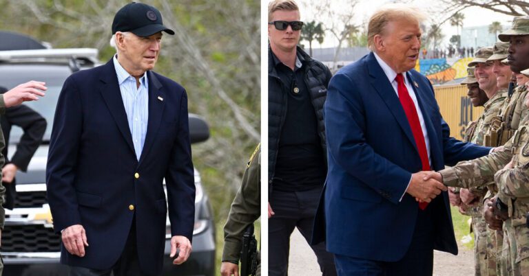 What Did President Biden and former President Trump Wear to Visit the Border?