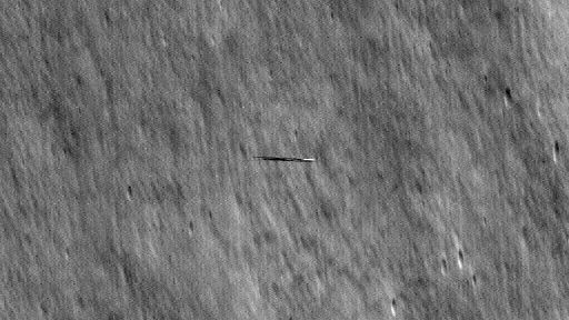 A NASA spacecraft spotted something weird orbiting the moon. It was just a lunar neighbor.