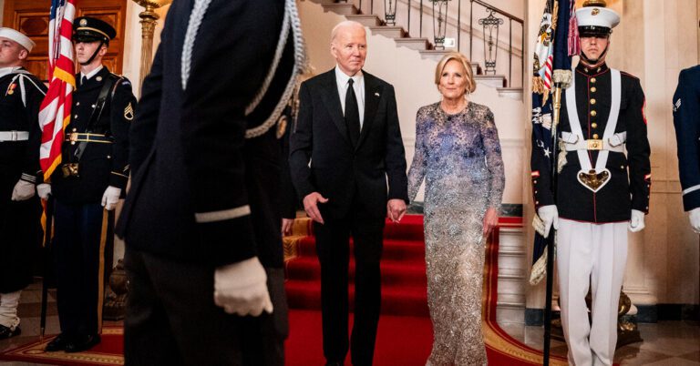 At the Japan State Dinner, Jill Biden Turns to Oscar de la Renta