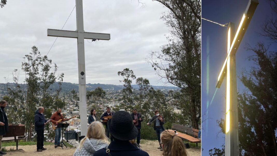 California club forced to remove cross in alleged discrimination by city