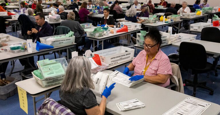 Election Workers Face Flood of Threats, but Charges Are Few
