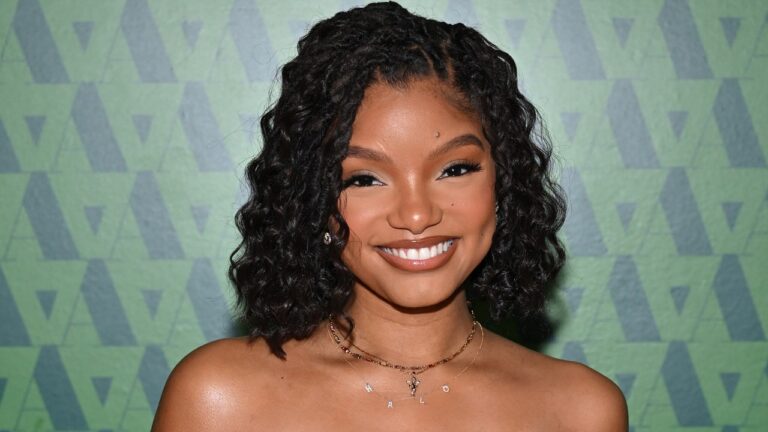 Halle Bailey’s Multicolored Nails Don’t Really Go Together, But in the Best Way — See Photos