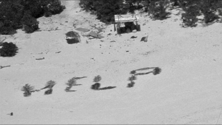 Pacific castaways’ ‘HELP’ sign sparks US rescue mission – and an unexpected family reunion