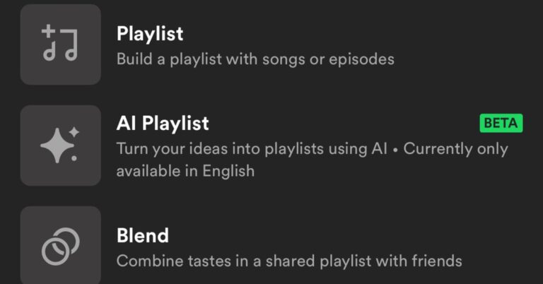 Spotify’s new AI feature builds playlists based on text descriptions