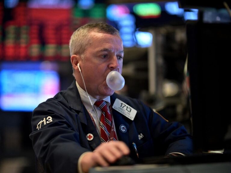 US stocks end mixed as bond yields climb ahead of latest inflation data